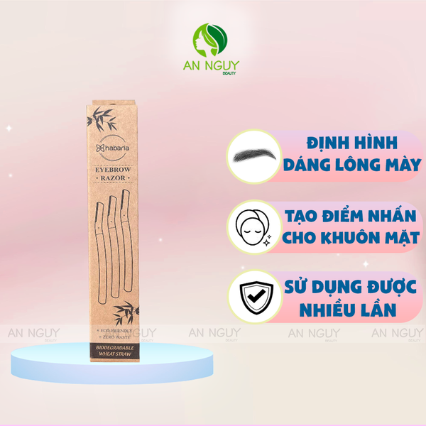 Set 3 Cây Dao Cạo Mày Habaria Eyebrow Razor