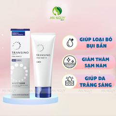 Sữa Rửa Mặt Transino Clear Wash EX Dưỡng Trắng, Giảm Nám 100gr