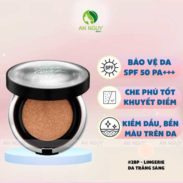 Phấn Nước CLIO Kill Cover Founwear Cushion XP Phiên Bản 20SS Che Phủ Mọi Khuyết Điểm 15gr x 2