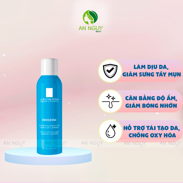 Xịt Khoáng La Roche-Posay SeroZinc Làm Dịu Dành Cho Da Dầu Mụn