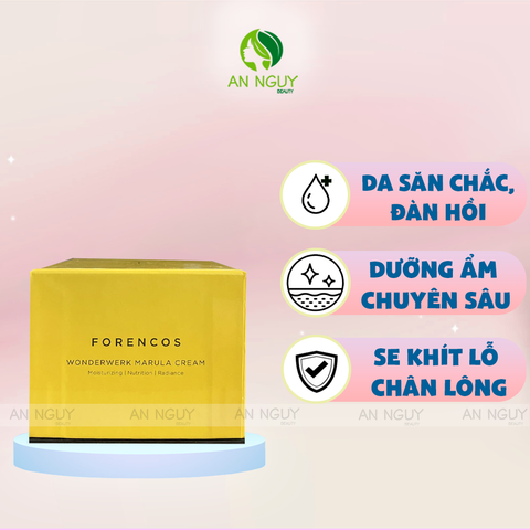 Kem Dưỡng Da Forencos Wonderwerk Marula Cream Dưỡng Ẩm, Hỗ Trợ Dưỡng Sáng Da