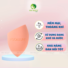 Bông Mút Trang Điểm Focallure Match Max Makeup Sponnge Dùng Tán Kem Nền