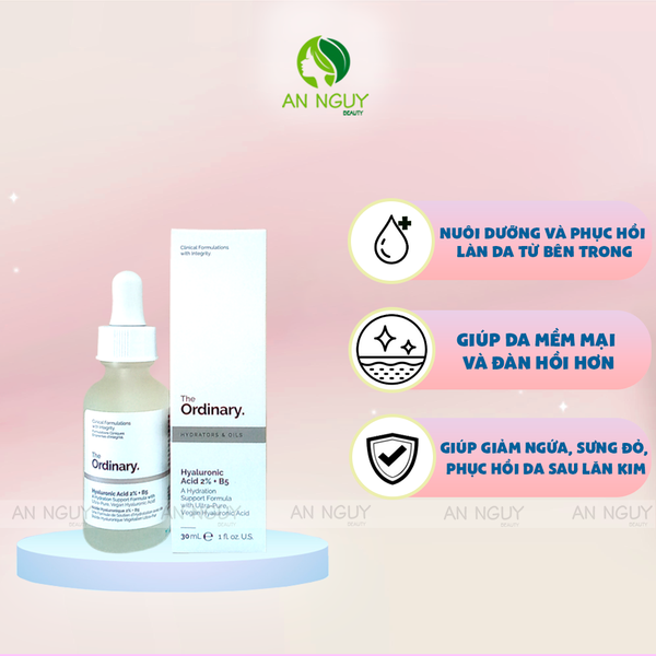 Serum The Ordinary Hyaluronic Acid 2% + B5 Cấp Nước, Phục Hồi Da 30ml