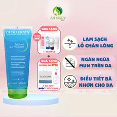 Gel Rửa Mặt Bioderma Sébium Gel Moussant Dành Cho Da Dầu & Hỗn Hợp