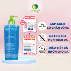 Gel Rửa Mặt Bioderma Sébium Gel Moussant Dành Cho Da Dầu & Hỗn Hợp