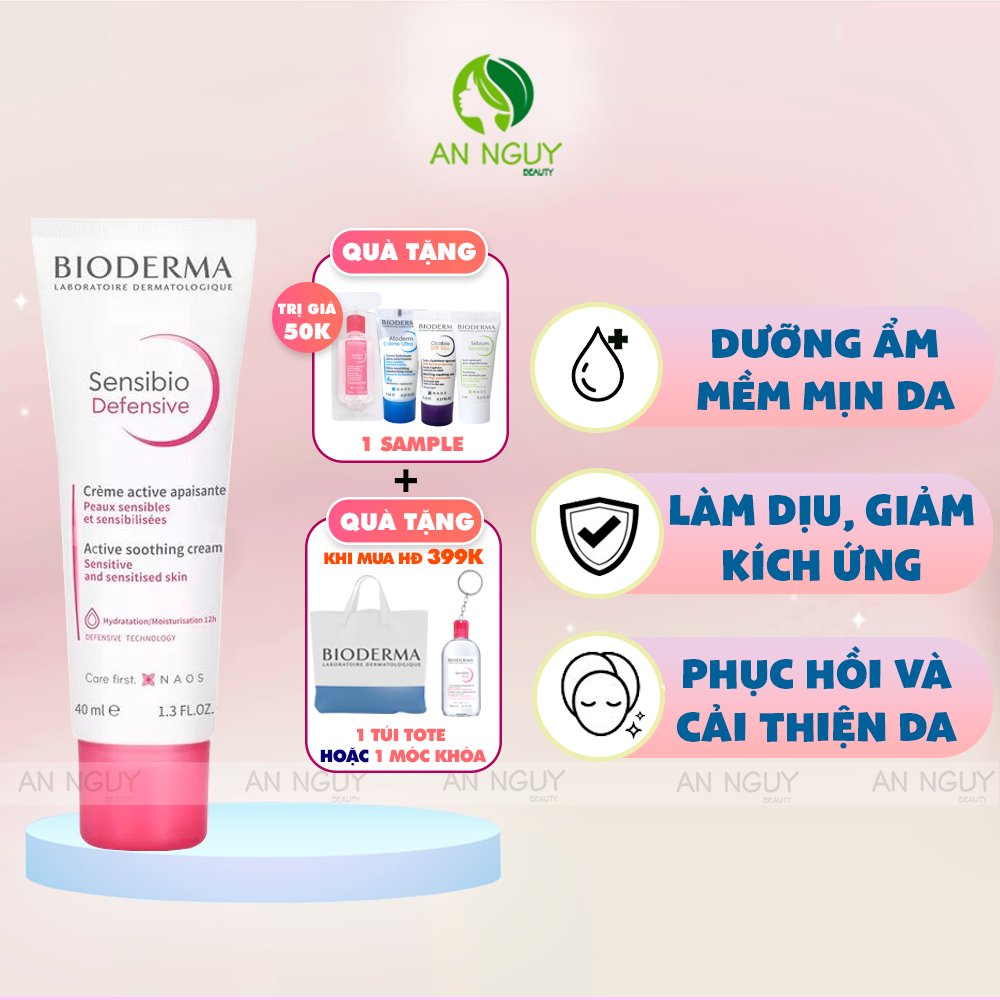 Kem Dưỡng Bioderma Sensibio Defensive Cream Làm Dịu, Dưỡng Ẩm Cho DaKem ...
