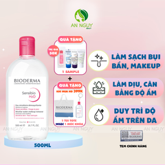 Nước Tẩy Trang Bioderma Sensibio H2O Cho Da Thường, Khô, Nhạy Cảm