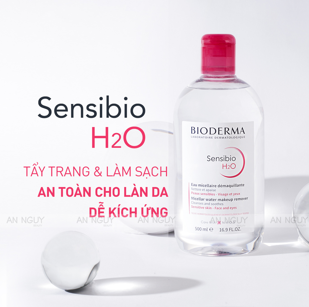 Nước Tẩy Trang Bioderma Sensibio H2O Cho Da Thường, Khô, Nhạy Cảm