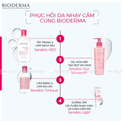 Nước Tẩy Trang Bioderma Sensibio H2O Cho Da Thường, Khô, Nhạy Cảm