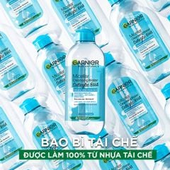 Nước Tẩy Trang Garnier Micellar Cleansing Water For Oily & Acne-Prone Skin New Dành Cho Da Dầu Và Mụn (Mẫu Mới)