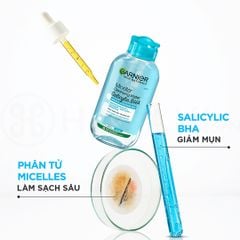 Nước Tẩy Trang Garnier Micellar Cleansing Water For Oily & Acne-Prone Skin New Dành Cho Da Dầu Và Mụn (Mẫu Mới)