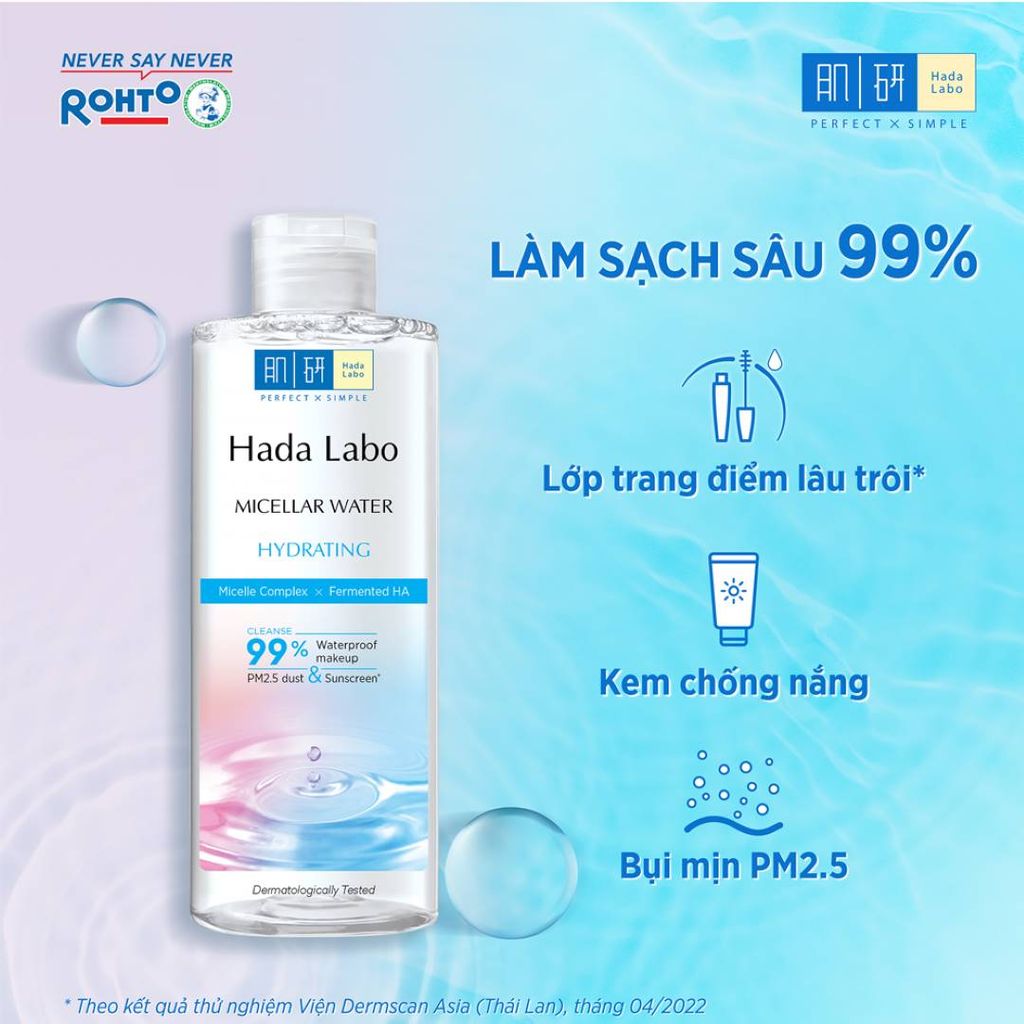 Nước Tẩy Trang Hada Labo Micellar Water Sạch Sâu, Dưỡng Da 240ml