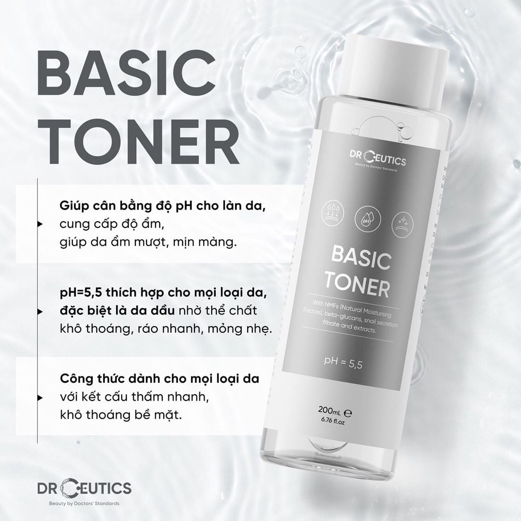 Nước Cân Bằng Da DrCeutics Toner