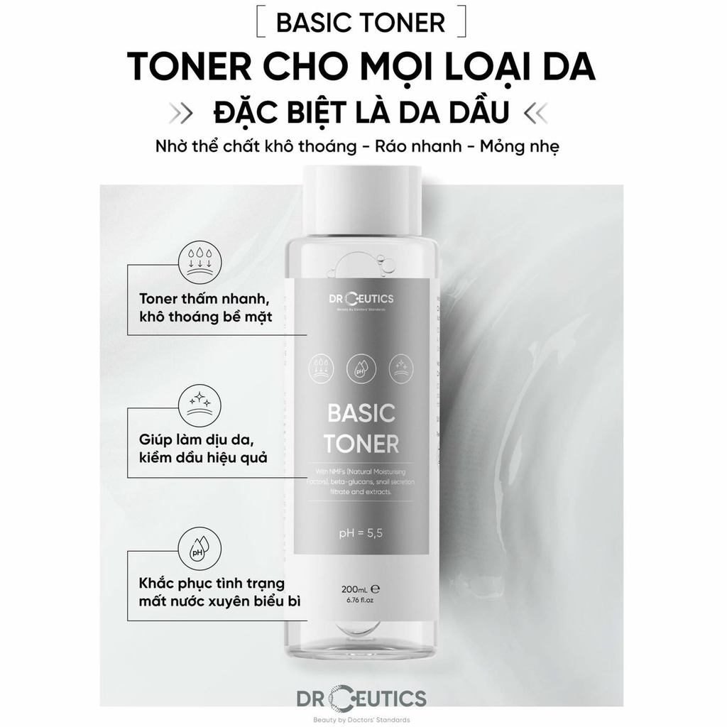Nước Cân Bằng Da DrCeutics Toner