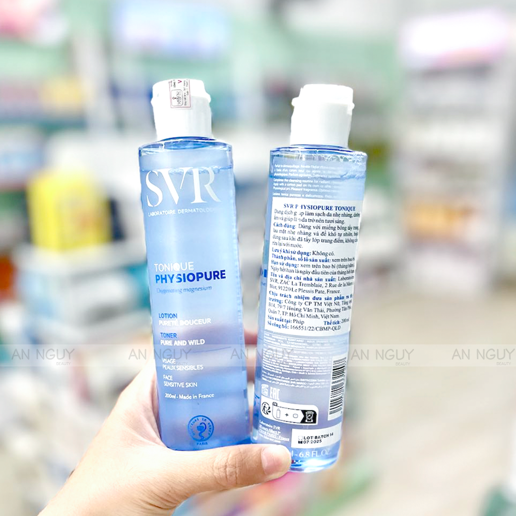 Nước Cân Bằng SVR Physiopure Tonique Dưỡng Ẩm Da 200ml