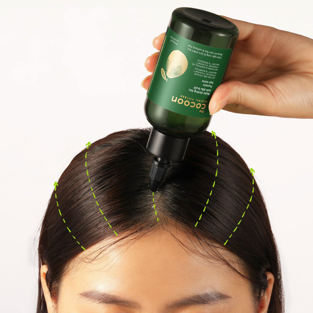 Nước Dưỡng Tóc Cocoon Pomelo Hair Tonic Tinh Dầu Bưởi Kích Thích Mọc Tóc 310ml (Mẫu Mới)