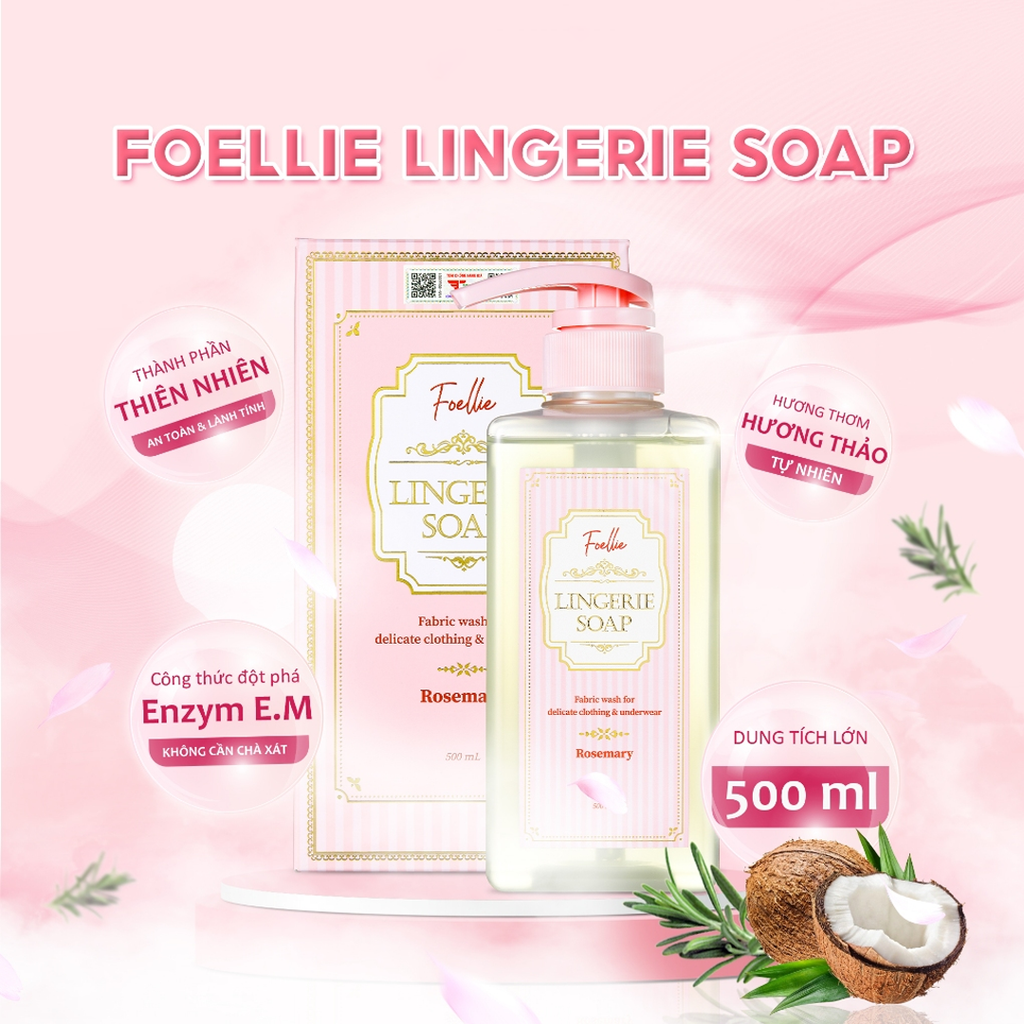 Nước Giặt Đồ Lót Foellie Lingerie Soap 500ml