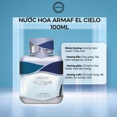 Nước Hoa Nam Armaf El Cielo Pour Homme EDP Spray 100ml