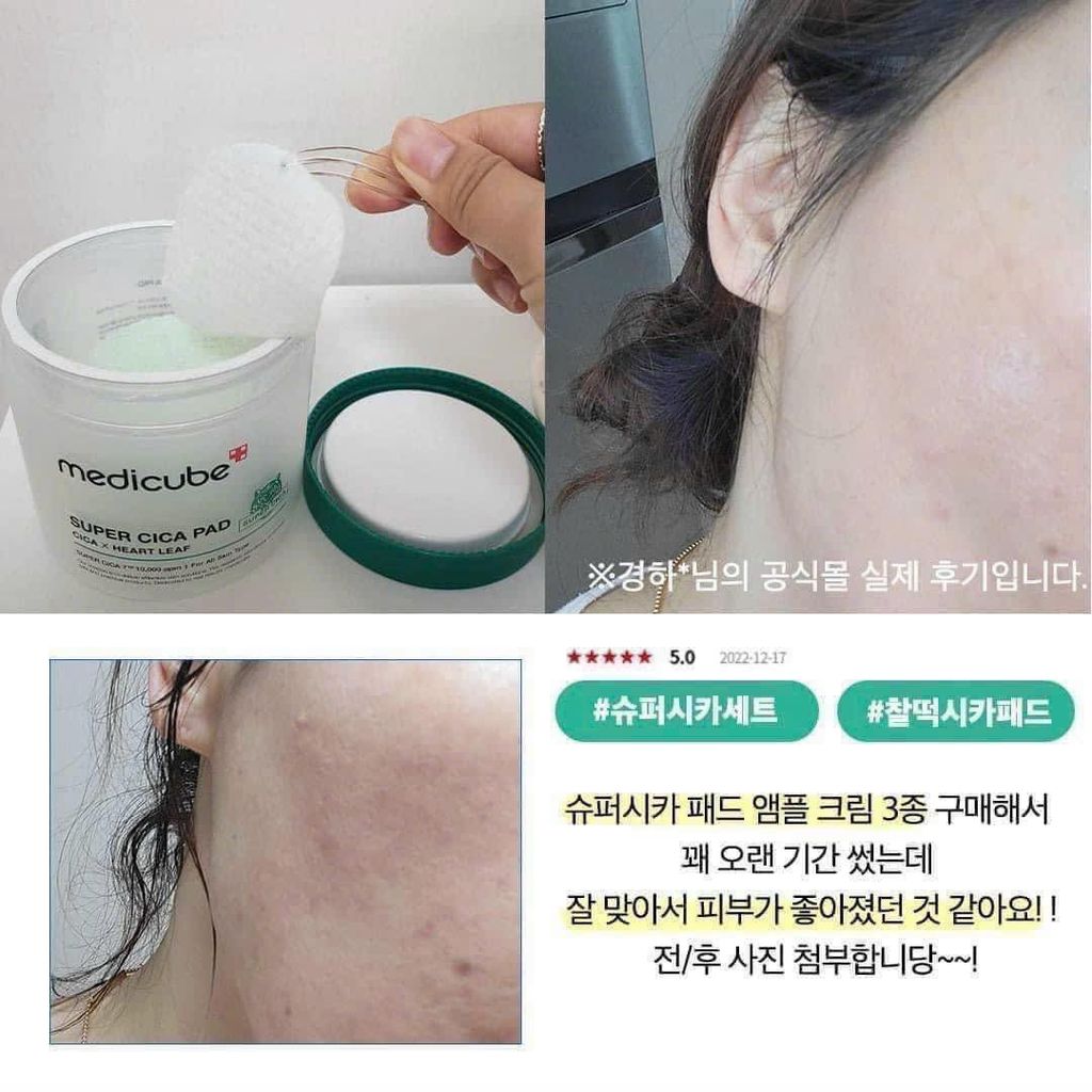 Nước Hoa Hồng Dạng Miếng Medicube Toner Pad