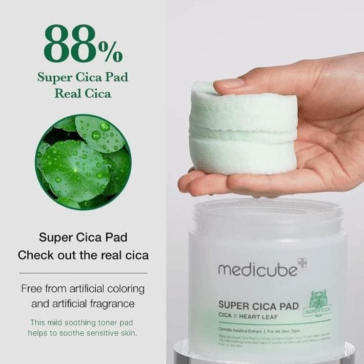 Nước Hoa Hồng Dạng Miếng Medicube Toner Pad