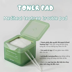 Nước Hoa Hồng Dạng Miếng Mediheal Toner Pad