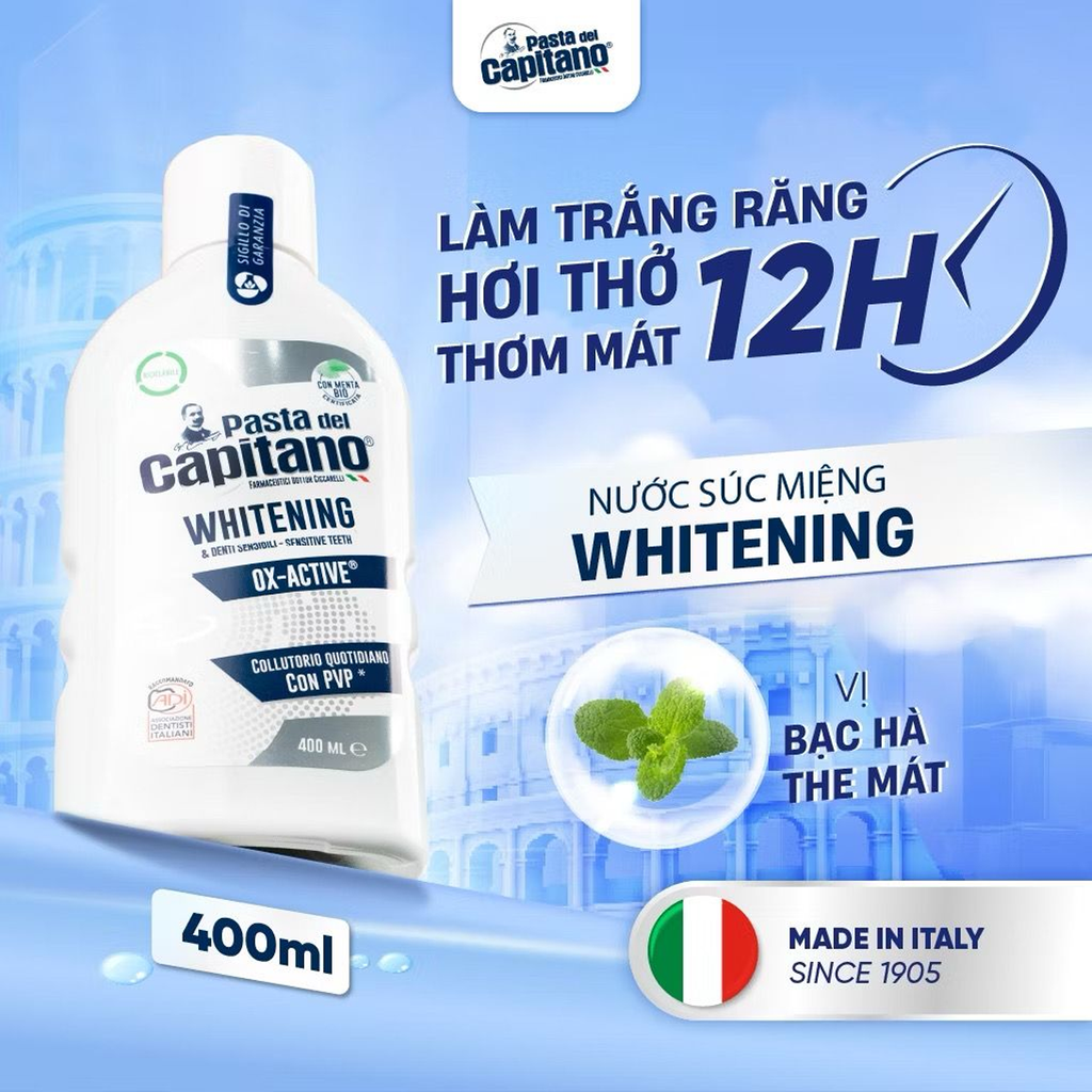 Nước Súc Miệng Pasta Del Capitano 400ml