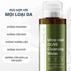 Nước Tẩy Trang DrCeutics Ultra-Mild Olive Cleansing Water 500ml