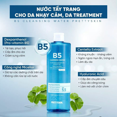 Nước Tẩy Trang PrettySkin B5 Cleansing Water Cho Da Nhạy Cảm 500ml