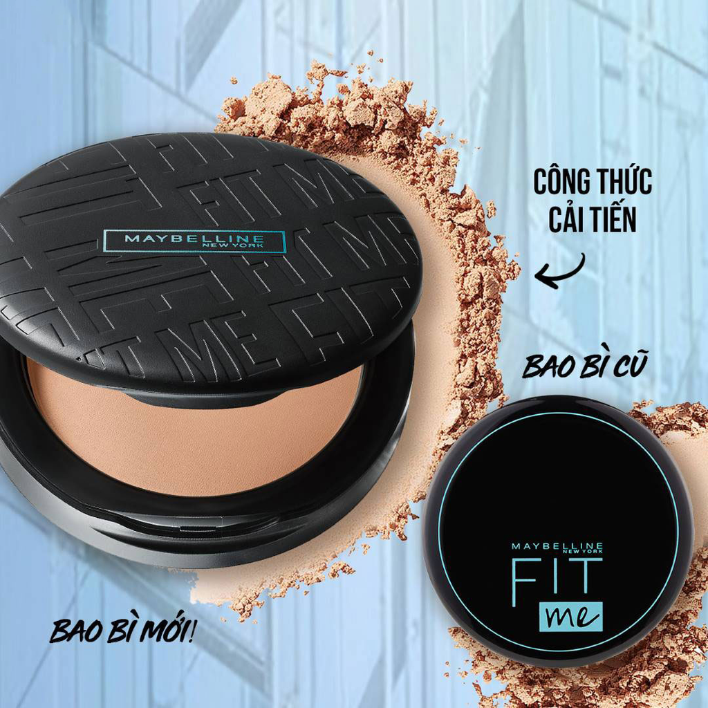 Phấn Nền Kiềm Dầu Maybelline Fit Me Compact Powder SPF32 PA+++ 6g (Mẫu Mới)