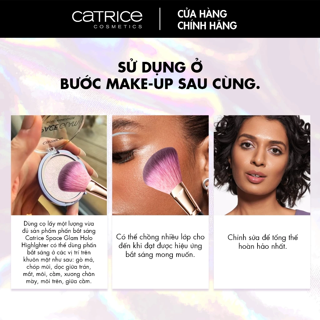 Phấn Bắt Sáng Catrice Space Glam Holo Highlighter 4.6g