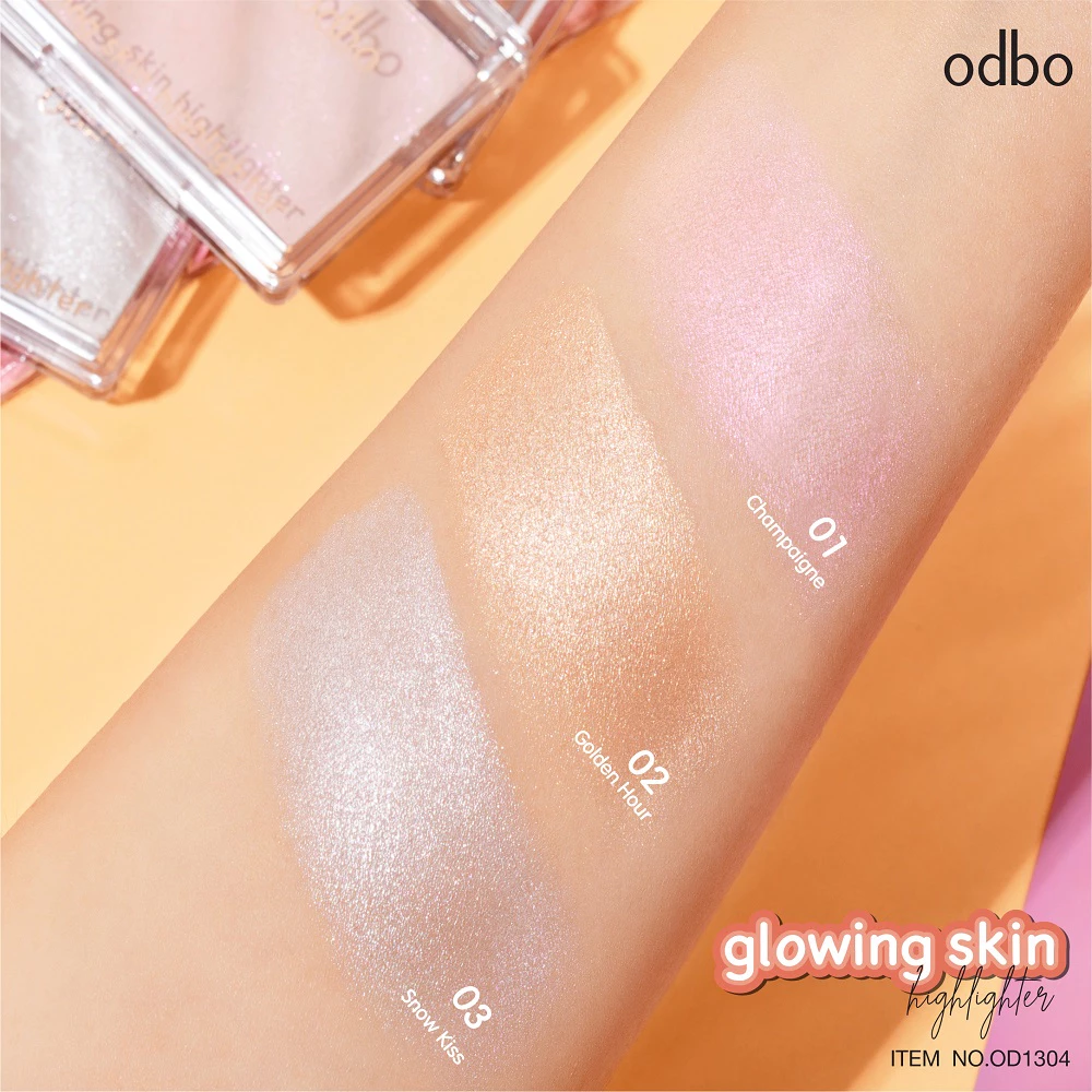 Phấn Bắt Sáng Odbo Glowing Skin Highlight 4.5g