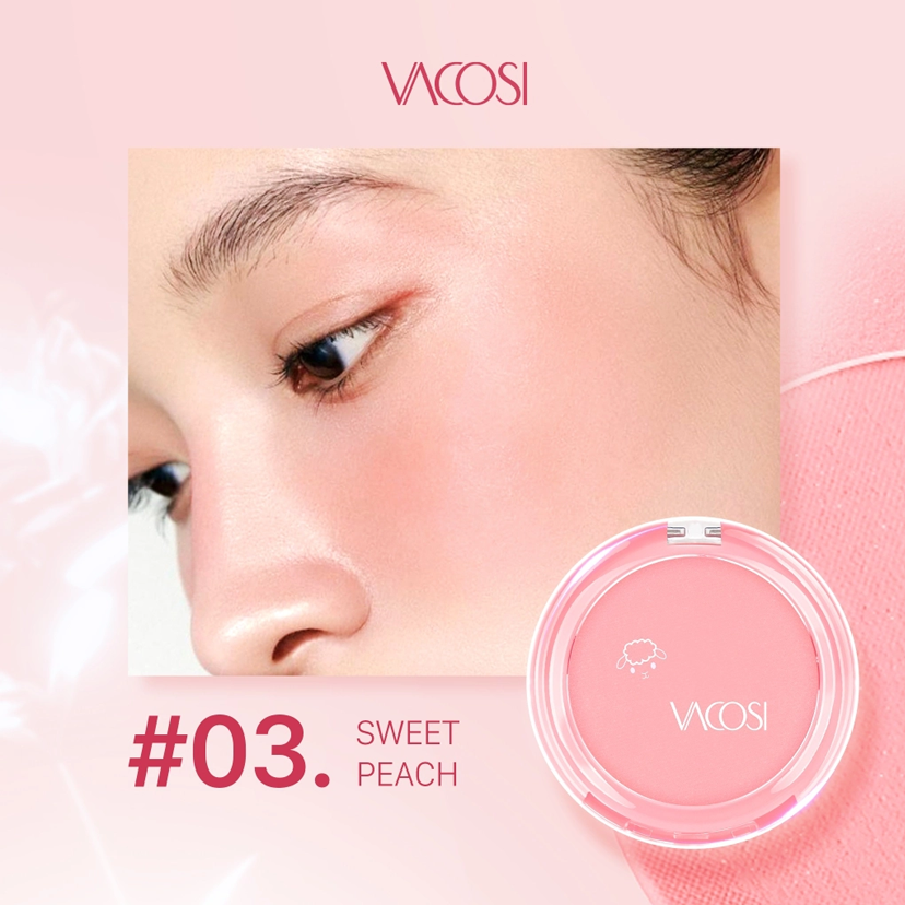 Phấn Má Hồng Vacosi Lolipop Blush Powder 7.3g