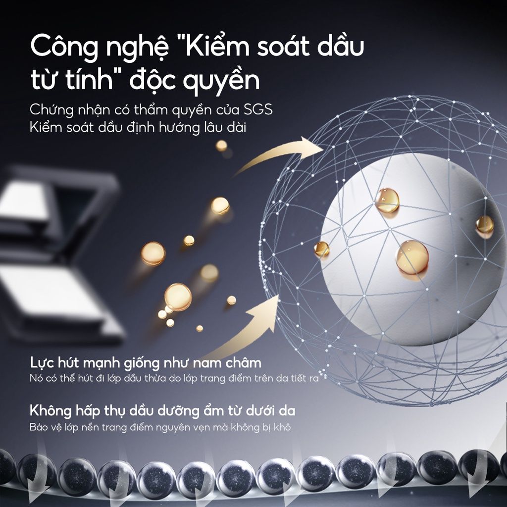 Phấn Nén Carslan Black Magnet Soft Mist Powder 8g