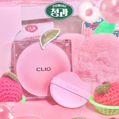 Phấn Nước Clio Kill Cover The New Founwear Cushion Every Fruit Grocery Collection 15gx2 (Kèm Lõi)