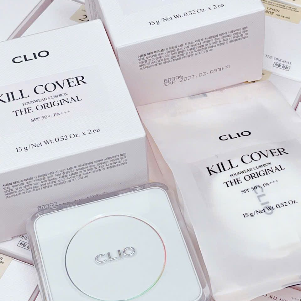 Phấn Nước Clio Kill Cover Founwear Cushion The Original SPF50+ PA+++