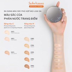 Phấn Nước Sulwhasoo Perfecting Cushion Coussin De Teint Mịn Lì #No.21N1 Beige 5g