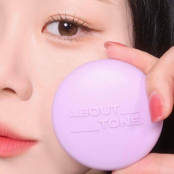 Phấn Phủ About Tone Raise Your Beauty Tone 9g (Màu Tím)