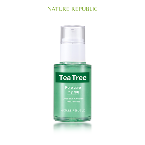 Tinh Chất Nature Republic Good Skin Tea Tree Ampoule Chiết Xuất Tràm Trà 30ml