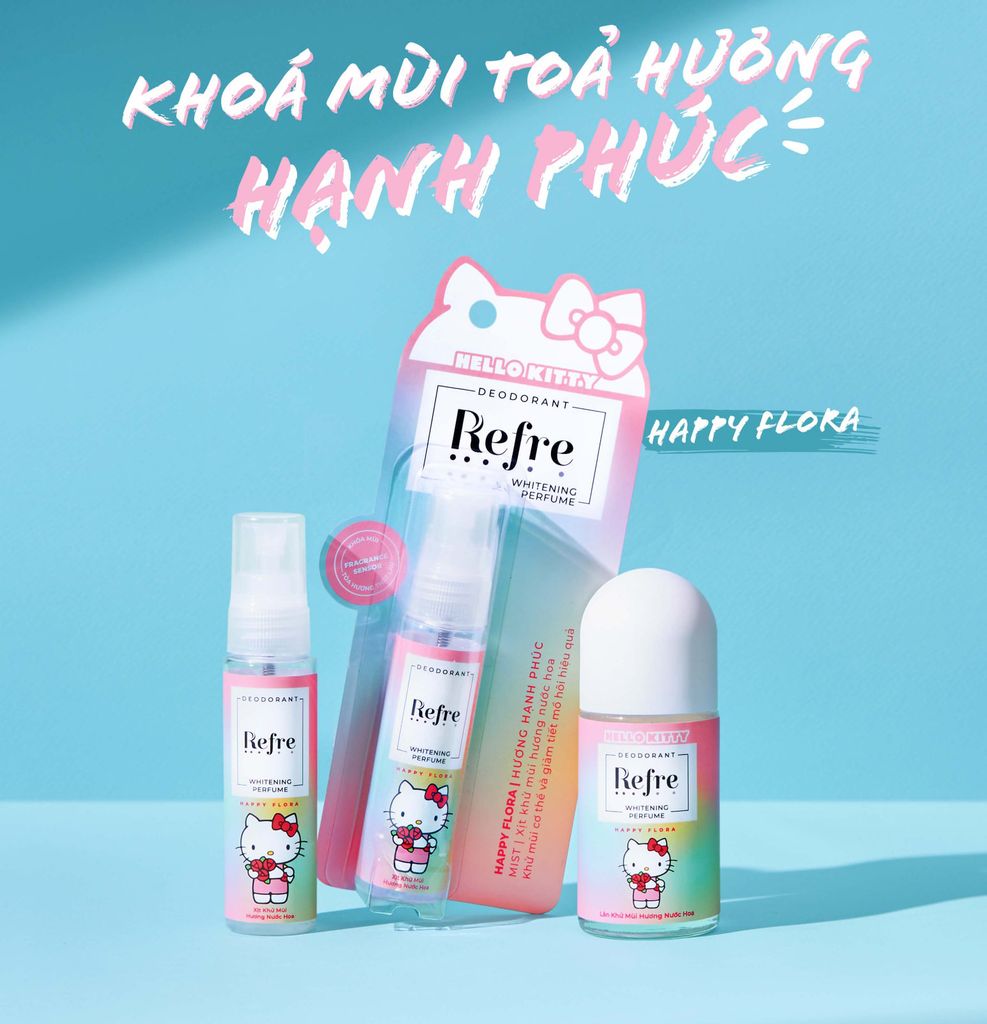 Lăn Khử Mùi Refre Deodorant Whitening Perfume 40ml