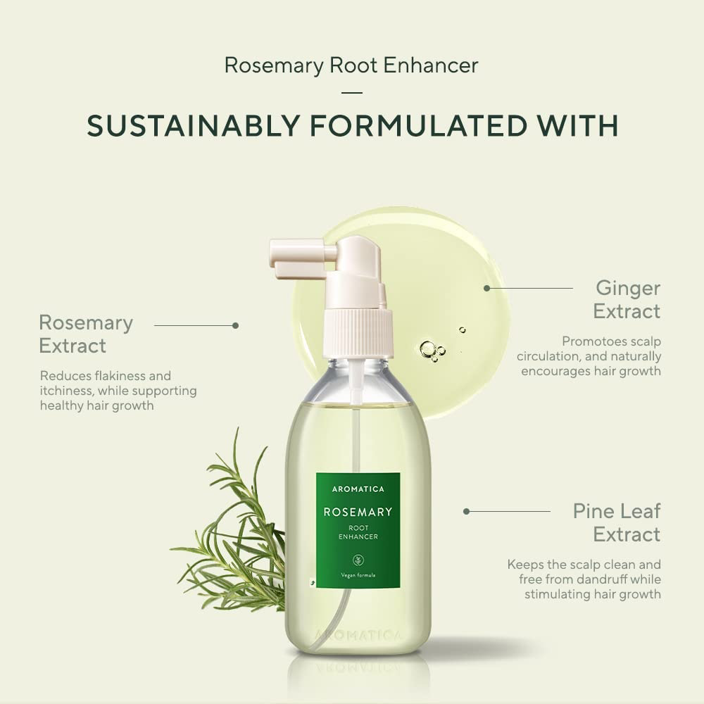 Xịt Dưỡng Tóc Hương Thảo Aromatica Rosemary Root Enhancer 100ml