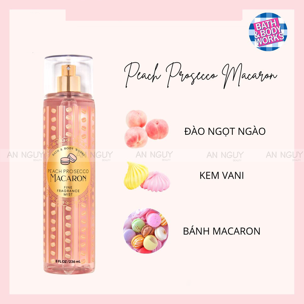 Xịt Thơm Bath & Body Works Fine Fragrance Mist Hương Thơm Nữ Tính 236ml