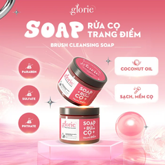 Sáp Rửa Cọ Trang Điểm Glorie Brush Cleansing Soap 130g