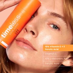 Tinh Chất Sáng Da Timeless 10% Vitamin C + E Ferulic Acid Serum Mờ Vết Thâm 30ml