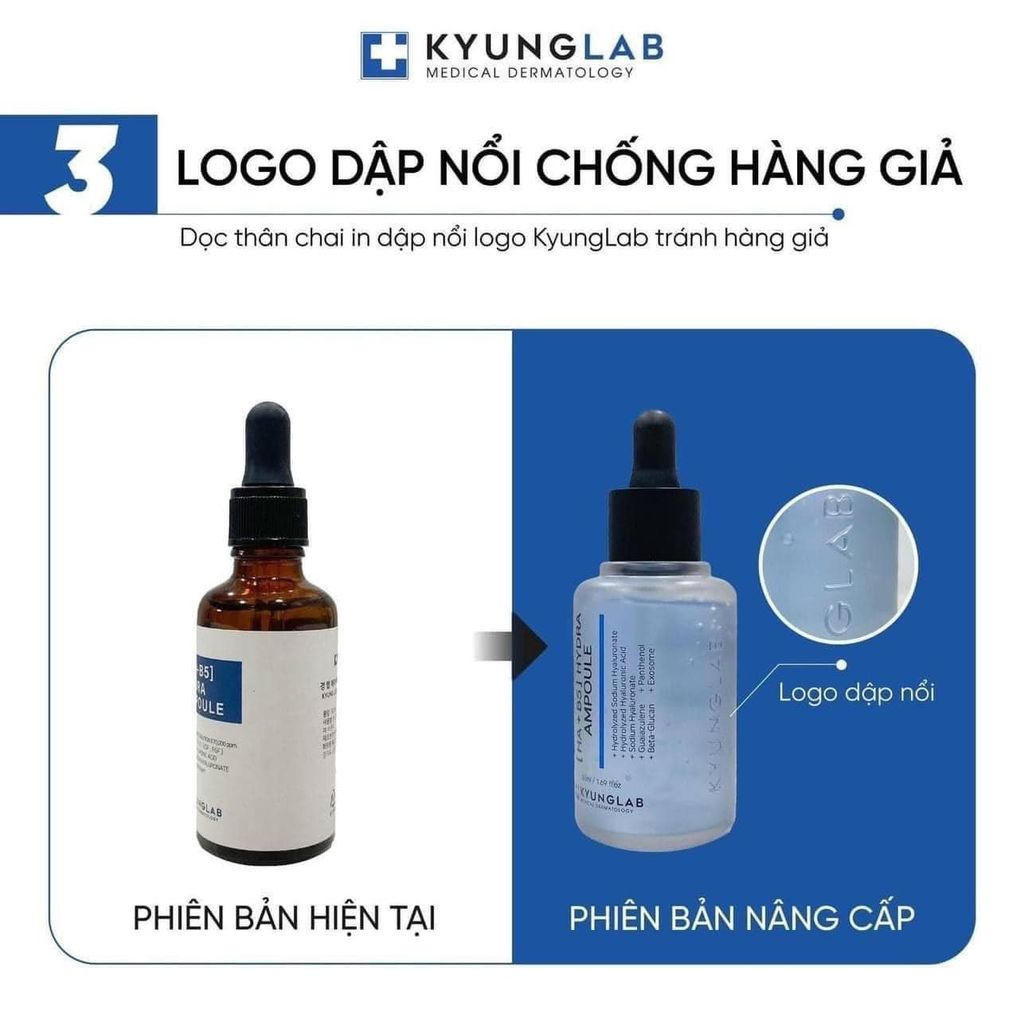 Serum Cấp Ẩm Căng Bóng Da Kyung Lab HA Plus [HA + B5] Hydra Ampoule 50ml