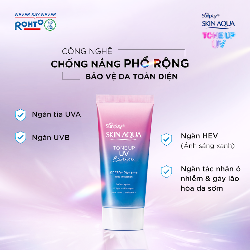 Kem Chống Nắng Sunplay Skin Aqua Tone Up UV Essence SPF50+ PA++++ Hiệu Chỉnh Sắc Da 50gr