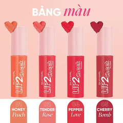 Son Kem Lì 2in1 Silkygirl Lip 2 Cheek Flush 3.8ml