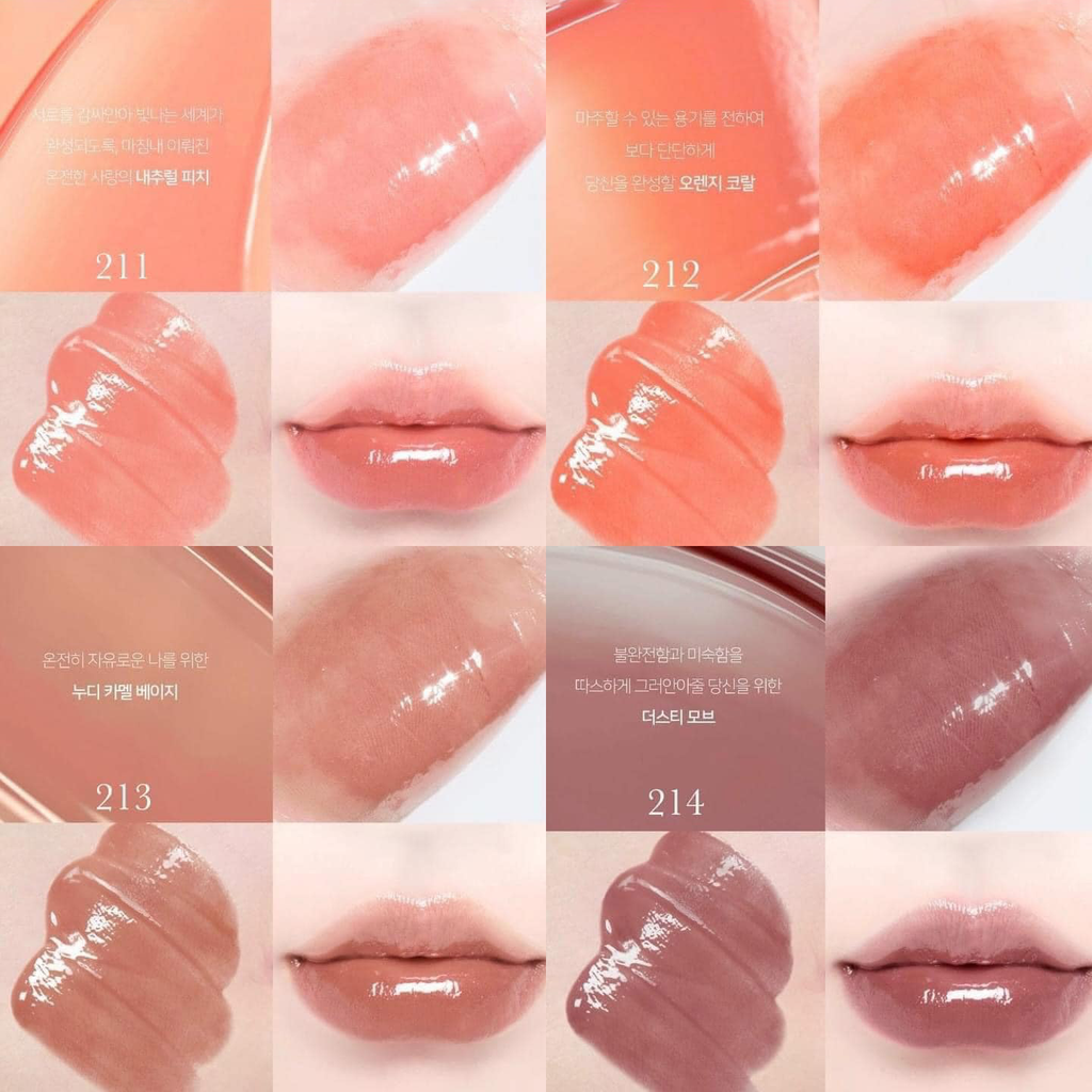 Son Tint Bóng Thuần Chay Dinto Blur-Glowy Lip Tint