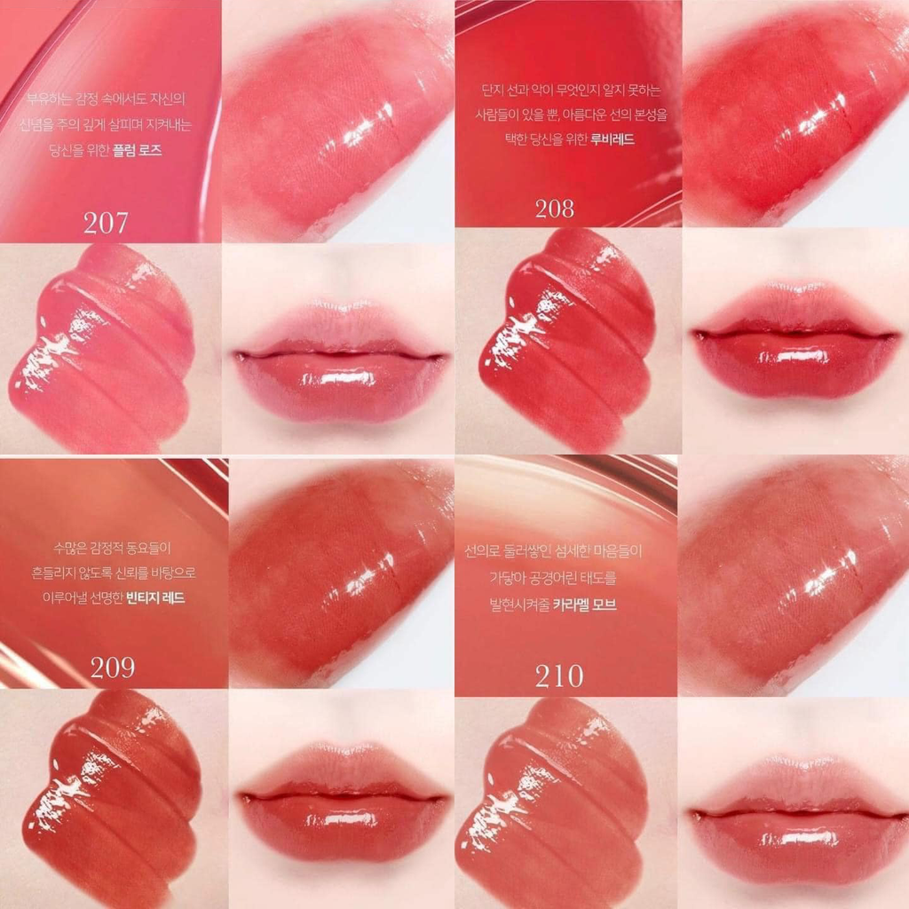 Son Tint Bóng Thuần Chay Dinto Blur-Glowy Lip Tint