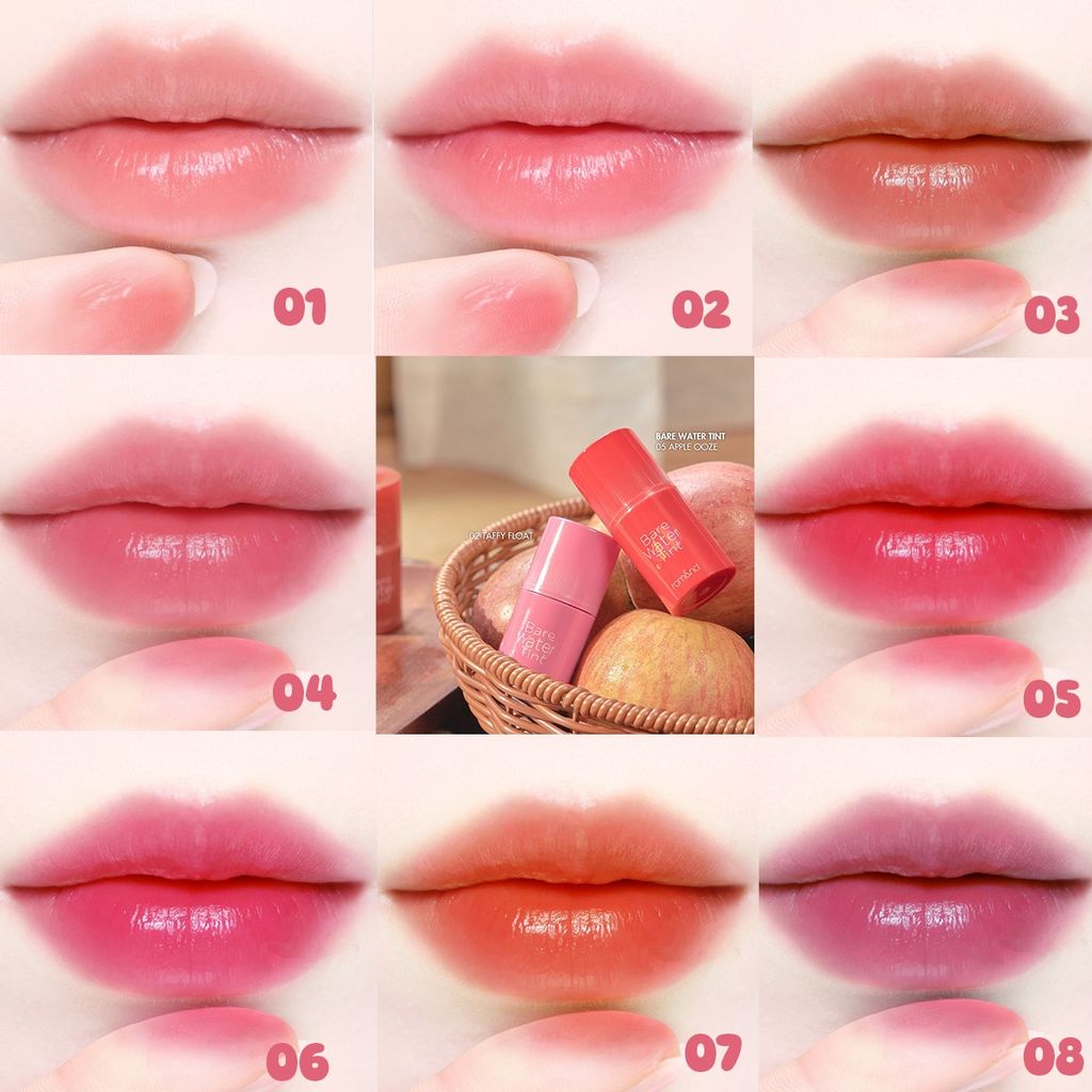 Son Tint Nước Romand Bare Water Tint 4.5g