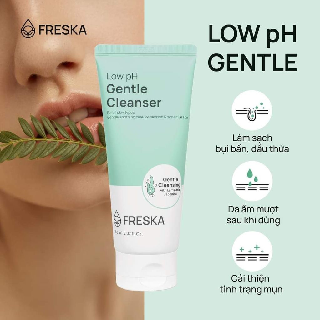 Sữa Rửa Mặt Dịu Nhẹ Freska Low Ph Gentle Cleanser 150ml